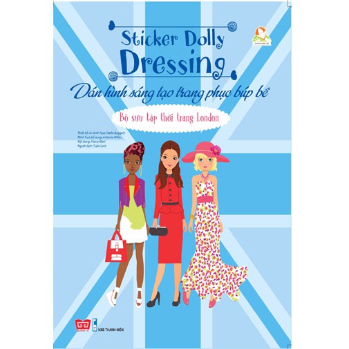 Sách - Dán Hình Sáng Tạo Trang Phục Búp Bê - Bộ Sưu Tập Thời Trang London