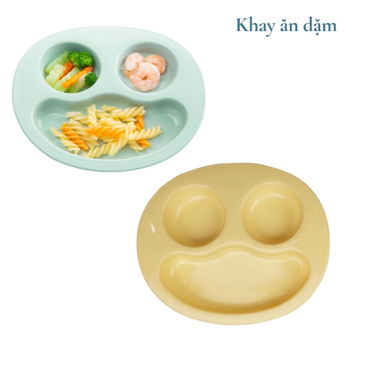 Bộ dụng cụ ăn dặm cho bé, bộ muỗng nĩa, chén bát, ly cốc Amori Nhật Bản, an toàn tuyệt đối, đồ chế biến inochihcm