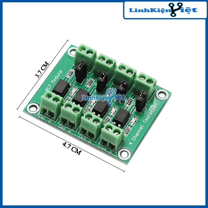 Module Cách Li Quang PC817 4 Kênh