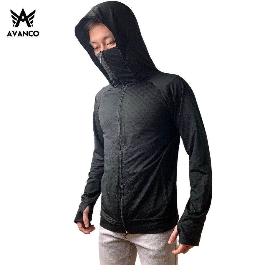 Áo chống nắng nam TVIK kéo cao thay khẩu trang, chất vải thông hơi thoáng mát, ANM | BigBuy360 - bigbuy360.vn