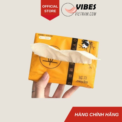 Khăn giấy ăn gấu trúc siêu dai 1 gói Sipiao 6021 - vibesvietnam