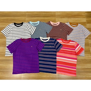 Áo thun sọc cotton 100%