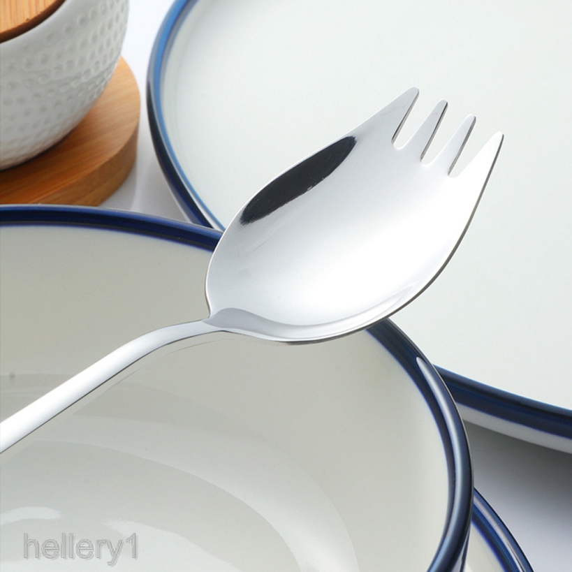 1 Muỗng Nĩa Du Lịch Bằng Thép Không Gỉ Chất Lượng Cao