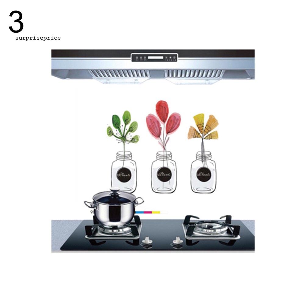 Miếng dán trang trí tường chống thấm dầu chịu nhiệt dành cho nhà bếp