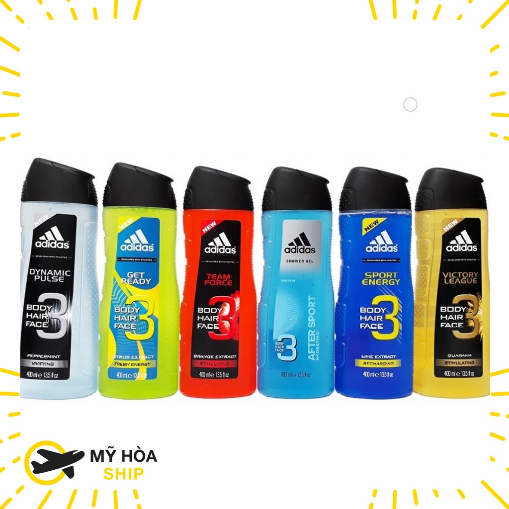 Sữa Tắm Gội Nam Adidas 400ml