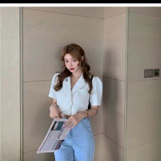 [Order] Áo croptop dáng blazer kiểu Hàn Quốc