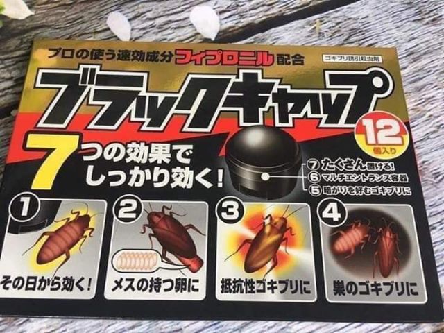 Viên diệt gián Nhật Bản 12 viên hàng chuẩn nội địa