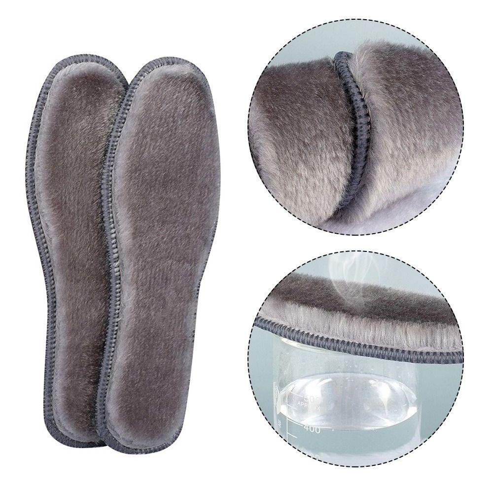 EUCA Set 2 Cặp Đế Lót Giày Giữ Ấm Thoáng Khí Hình Thỏ Dễ Thương
