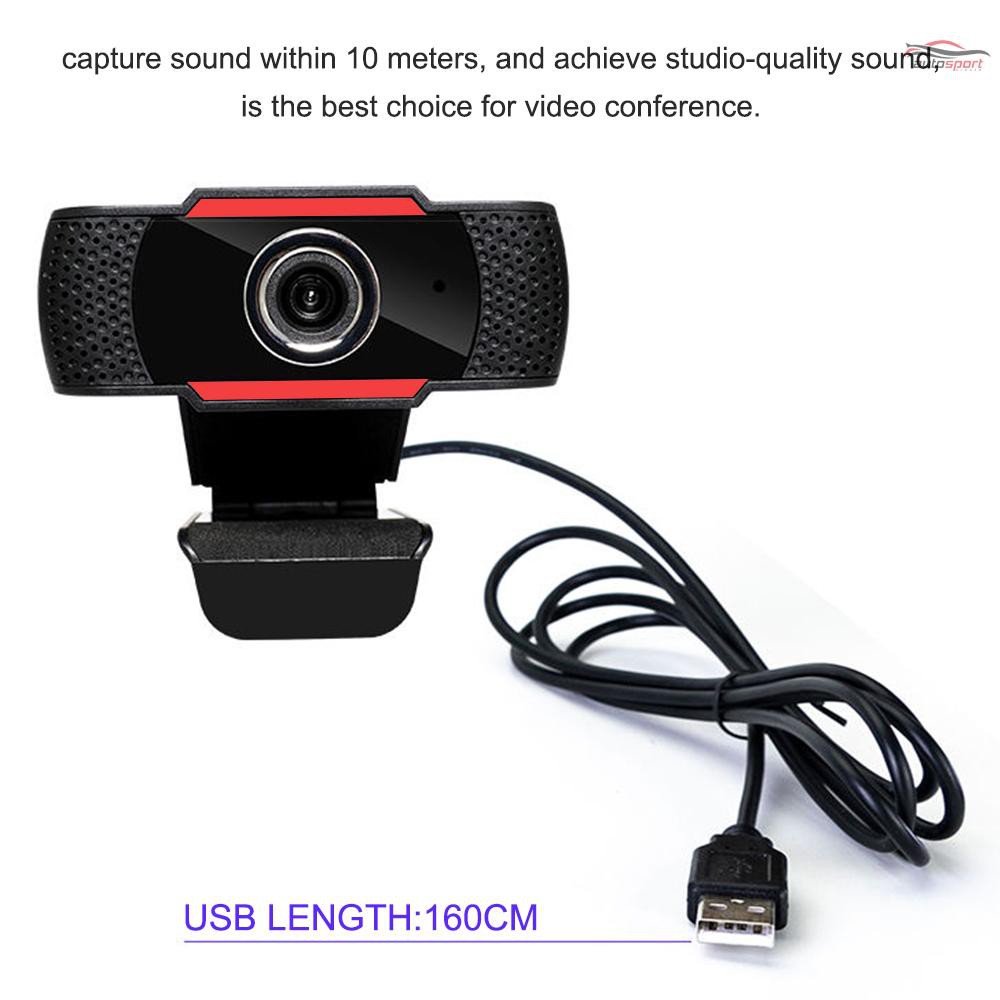 Webcam Hd Usb Không Cần Trình Điều Khiển Tích Hợp Micro Hỗ Trợ Học Tập Trực Tuyến Cho Laptop / Máy Tính Để Bàn