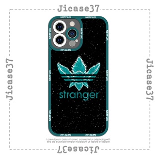 Ốp lưng iphone và samsung xiaomi oppo cạnh vuông Jicase Stranger Things ba lá 