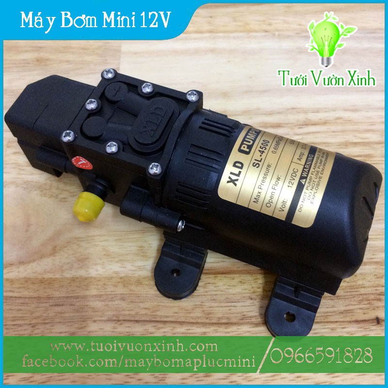 Bộ Máy Bơm tăng áp Mini 12V Sinleader- kèm Adapter ( chưa kèm đầu ra)