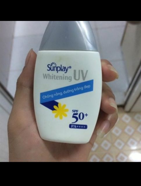 [ Sale 35%] Sunplay 50+ Whiting Kem dưỡng trắng da chống nắng toàn thân SPF++ PA+ ( được các Bác sĩ da liễu khuyên dùng)