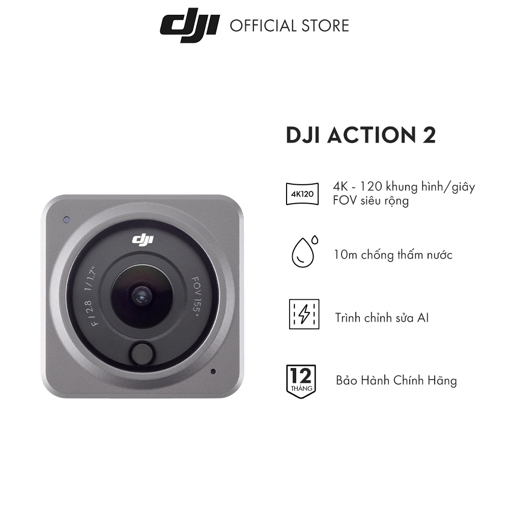 [Mã LTP200 giảm 200K đơn 699K] Máy quay hành trình DJI Osmo Action 2