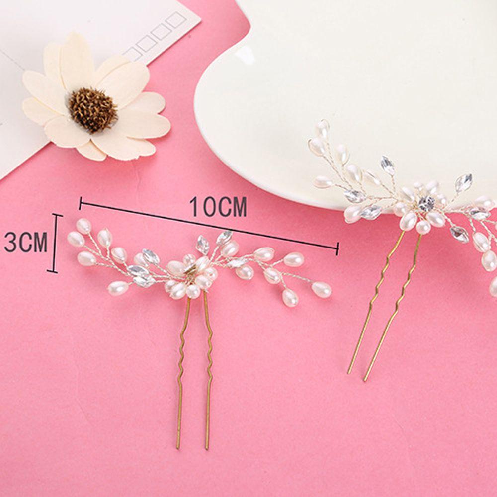 Trâm Cài Tóc Đính Đá Thời Trang Dành Cho Cô Dâu|Kẹp Tóc Handmade Xinh Xắn Dành Cho Nữ
