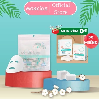 Mặt nạ giấy nén Monkids gói 30 viên sẵn tinh chất dưỡng ẩm đắp toner. lotion mask