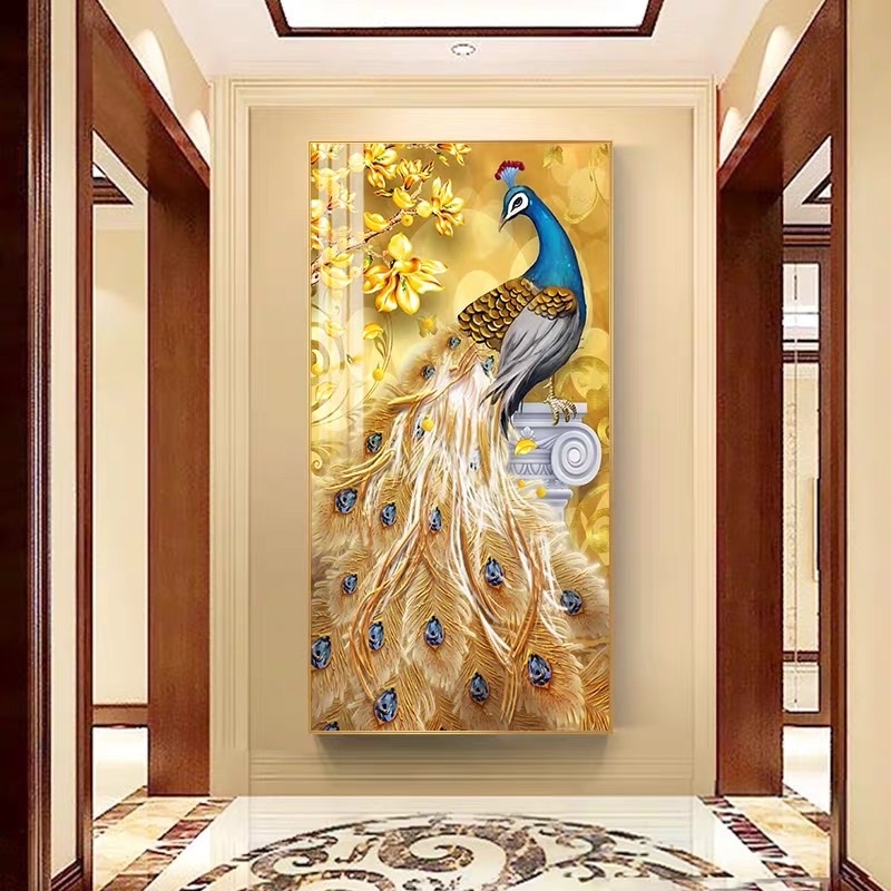 HS Tranh Phong Cảnh Treo Tường  Lối vào Cầu Thang Phòng Khách/ Ngủ/ Đại Sảnh Khách Sạn Hươu Nai Phú Quý