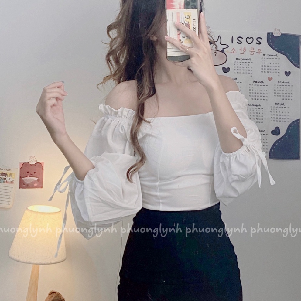 Áo kiểu tay phồng, chất voan mềm [MS26/GN39] | BigBuy360 - bigbuy360.vn