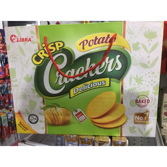 BÁNH CRACKER KHOAI TÂY GIÒN POTATOS CRISP LIBRA 342g