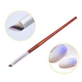 Cọ ombre cán gỗ , cọ làm omber đầu tròn