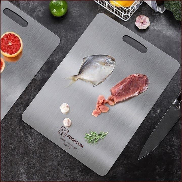 THỚT INOX KHÁNG KHUẨN FOODCOM - FC005 - MADE BY FOODCOM
