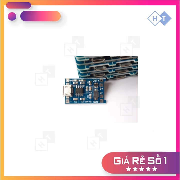 Mạch Sạc Pin Lithium Li-ion 3.7-4.2V - 18650 TC4056A/ TP4056 Có Bảo Vệ Pin chất lượng cao