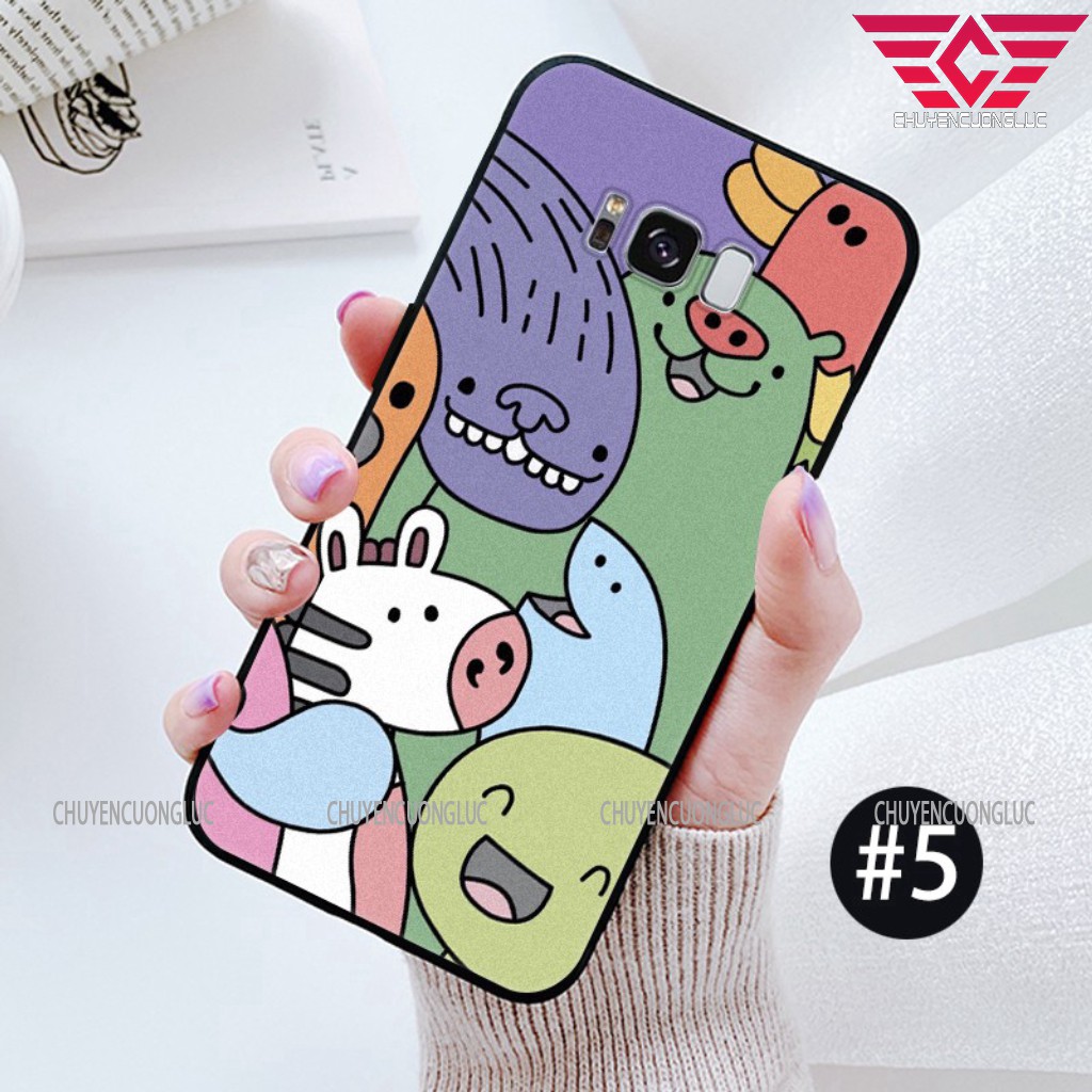 [HOT] Ốp lưng samsung A02S A12 S8 S8+ S9 S9+ S10 S20 S10+ Note 9 10 điện thoại mềm mặt nhám họa tiết quái vật