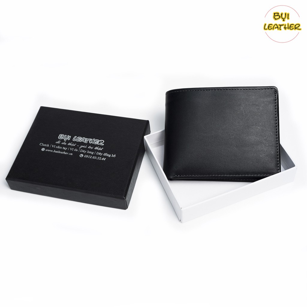 [Mã FASHIONHOTMA hoàn 15 % đơn 150k] Ví da bò nam cao cấp-da bò Nappa V101-Da thật-BH 24tháng-Full hộp (CÓ VIDEO) | BigBuy360 - bigbuy360.vn