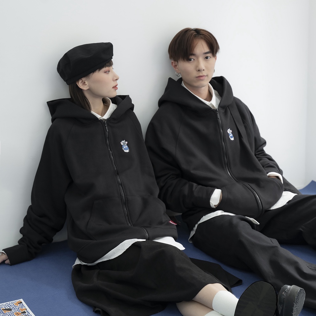 Áo khoác &quot;SEVENZIA Signature&quot; Zipper Hoodie (dây kéo 1 chiều)