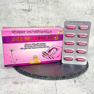 Viên uống giúp ngủ ngon, yên giấc, an thần GIẤC NGỦ VÀNG HD