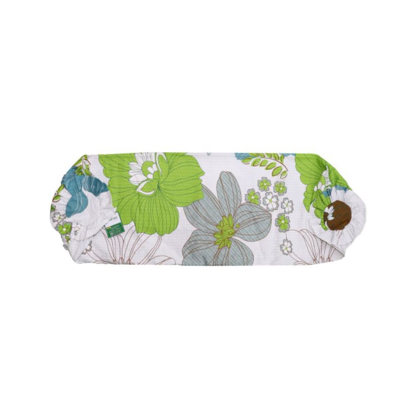 Vỏ gối ôm Hometex, áo gối ôm 37x105cm dây kéo có bèo