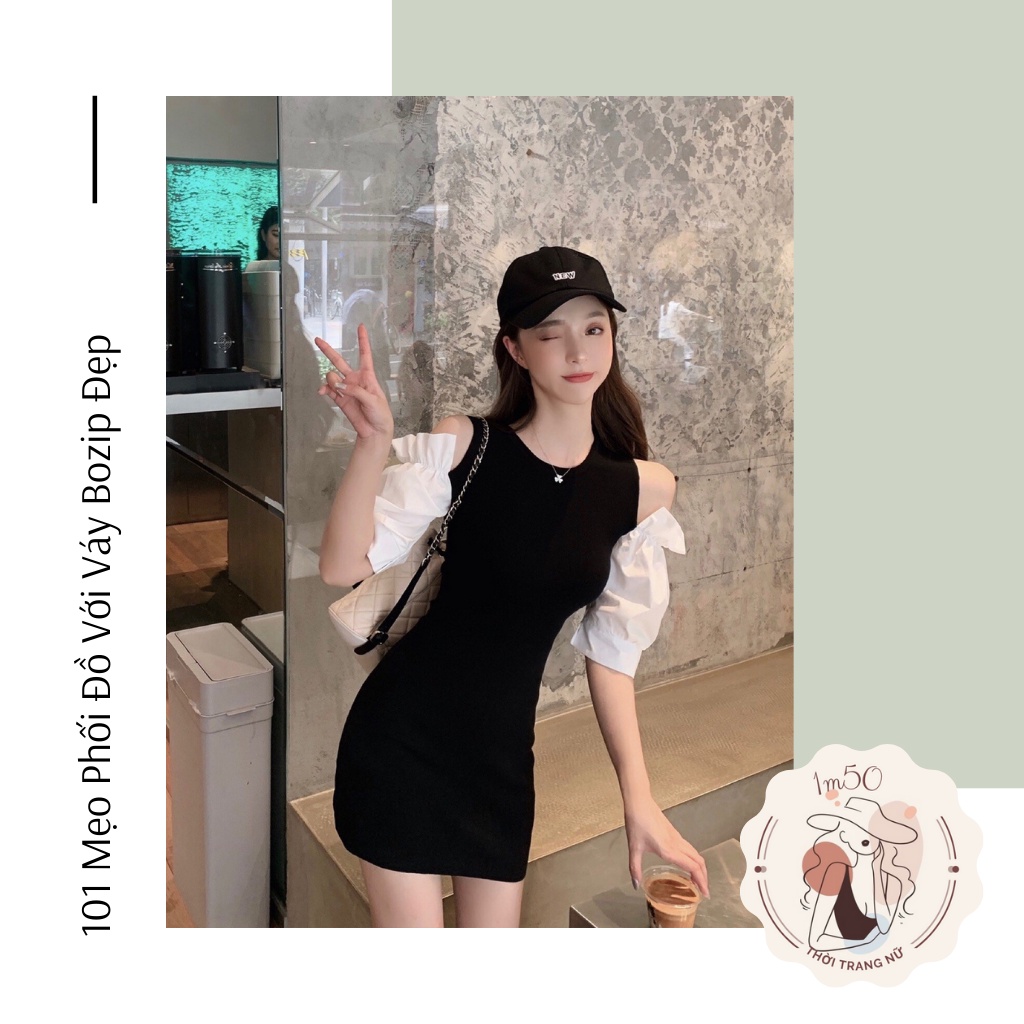 Váy dáng dài nữ bozip tay bồng kiểu dáng thanh lịch đầm mặc đi học, đi chơi, ăn tiệc, cưới, váy suông nữ đẹp