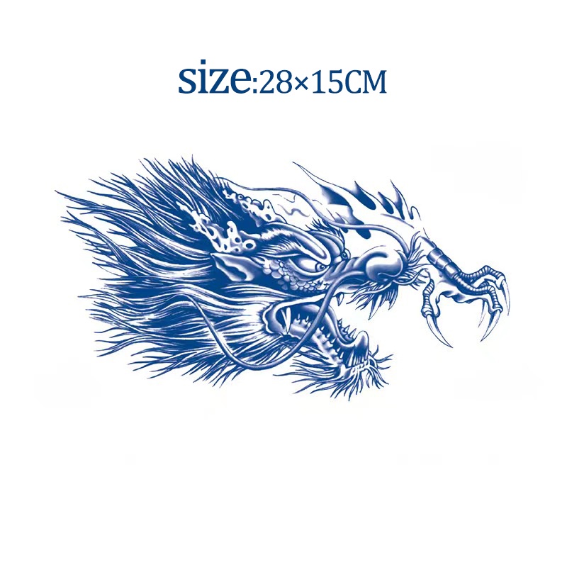 Hình Xăm Dán Tạm Thời Chống Nước Lâu Trôi 15 Ngày; 28cm * 15cm