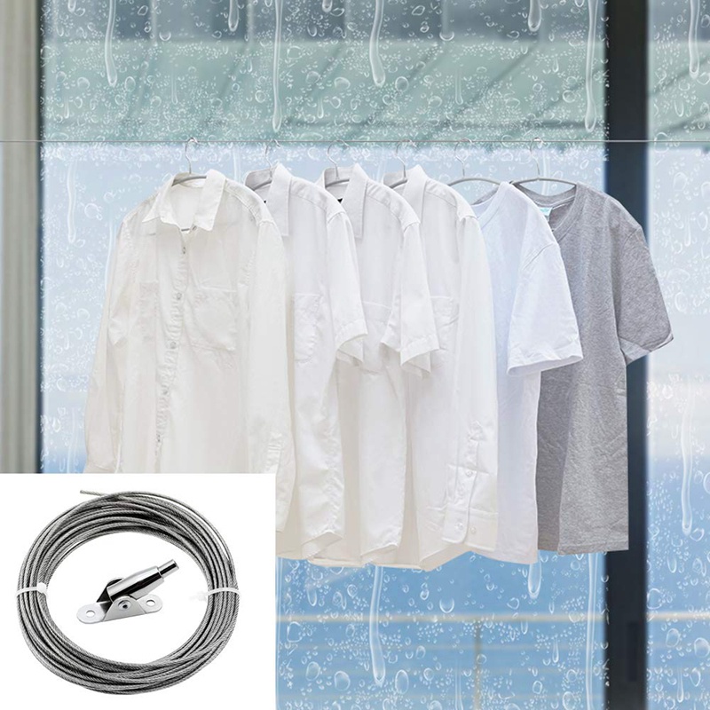 Dây Treo Rèm Cửa 10M Bằng Thép Không Gỉ 2Mm