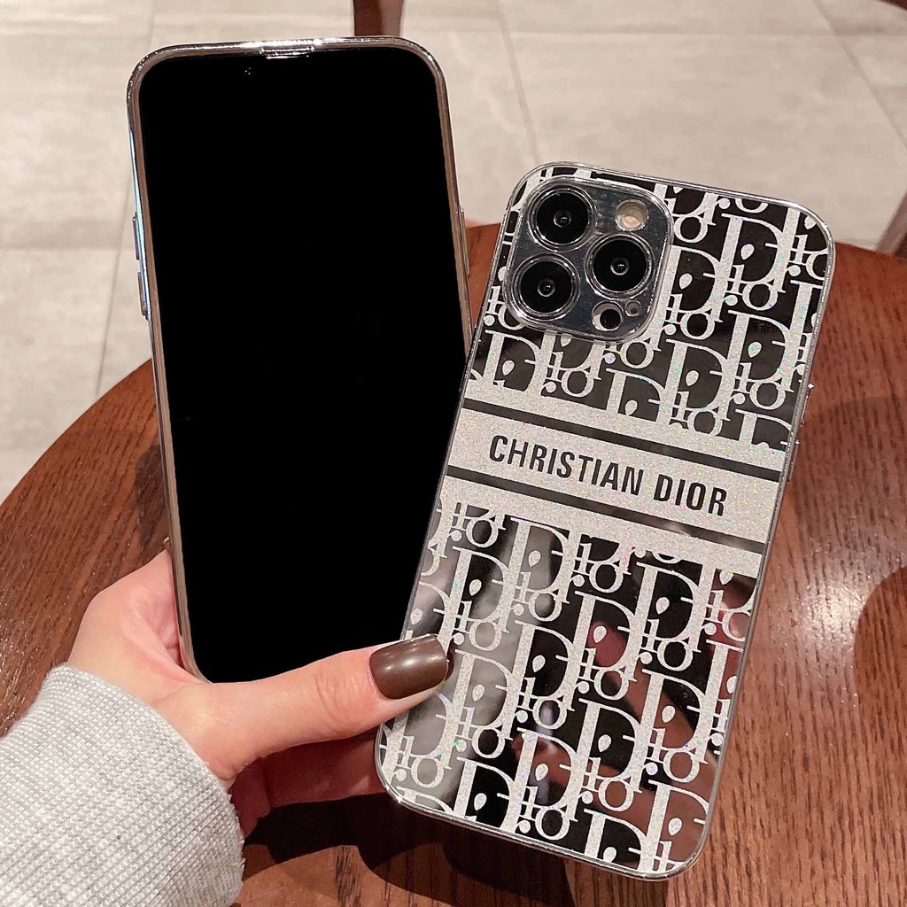Ốp Điện Thoại Tráng Gương Lấp Lánh Cho iPhone 13ProMax 12Pro 11 XSMax 7P