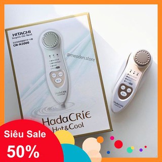 [HOT]Máy chăm sóc da mặt nóng lạnh Hitachi Hada Crie N5000 - Shopdep