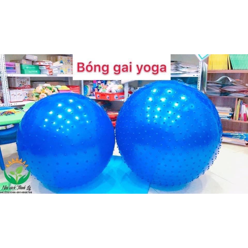 Bóng tập yoga, bóng gai tích hợp giúp trẻ điều hòa cảm giác, giúp bé luyện tập dẻo dai