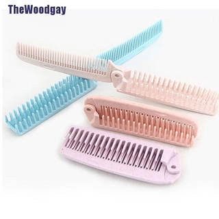 Lược Gấp Chải Tóc Chống Tĩnh Điện Thiết Kế Nhỏ Gọn Tiện Dụng