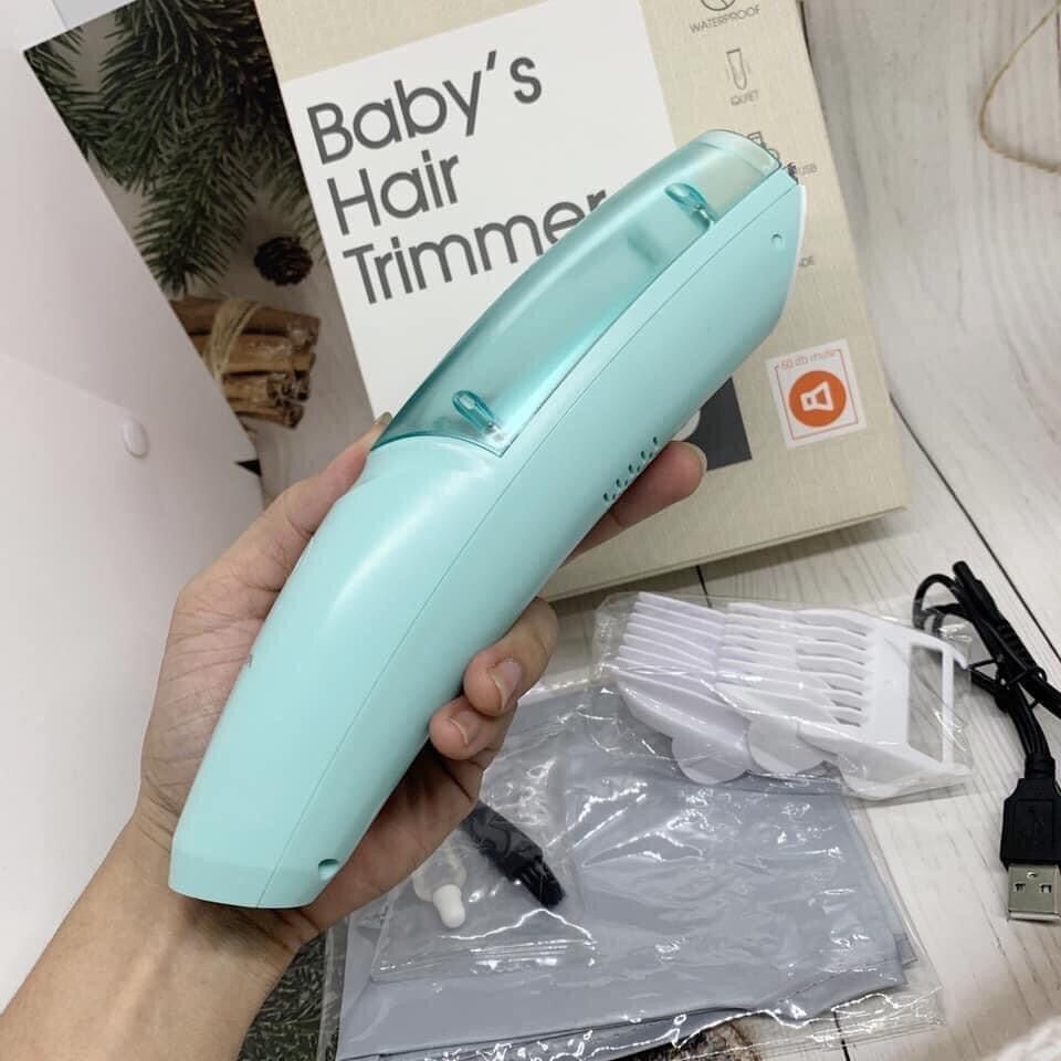 Tông Đơ Cắt Tóc Cho Bé Misuta Hút Tóc Tự Động, Hoạt Động Êm Ái, An ToàN