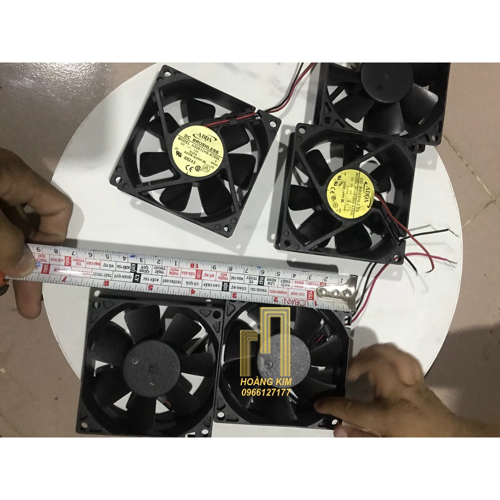 Quạt tản nhiệt 12v tản nhiệt chip led kích thước 80x80x25mm
