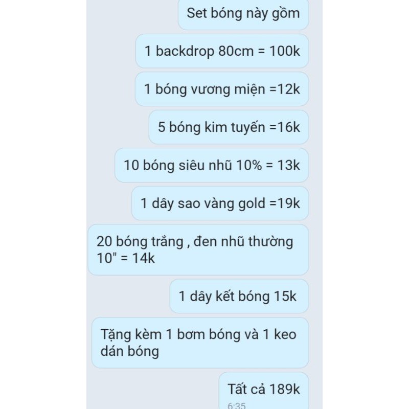 (KÈM BACKDROP MS5 ) SET BÓNG TRANG TRÍ SINH NHẬT CHO BÉ