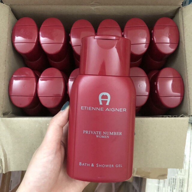 Sữa Tắm Hương Nước hoa Cao Cấp Etienne Aigner Private Number Women 250ml (Đỏ)