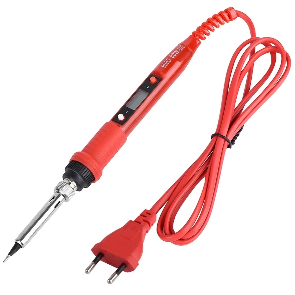 Mỏ hàn JCD điện tử 908S 80W 220V có 5 đầu chịu nhiệt chất lượng cao