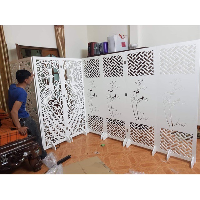 Bình phong vách ngăn cây trúc IGEA IG481 BÁN TỪ 2 CÁNH