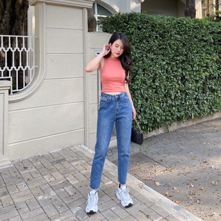 Quần Mom Jeans Cắt Lai