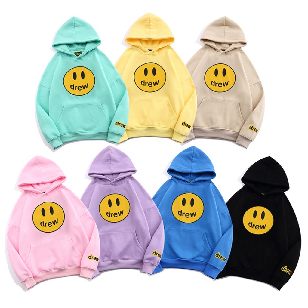 Áo Hoodie Mặt Drew ❤ Áo Nỉ Dáng Rộng Ullzang Unisex
