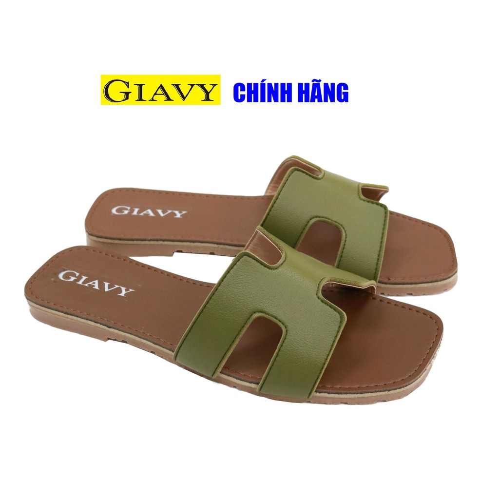 Dép nữ Giavy quai ngang chữ H NV916