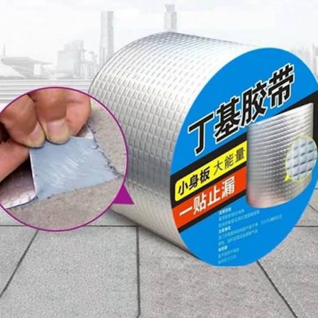Băng keo dán siêu chống thấm x2000 Nhật Bản, khổ 5cm-10cm dài 5m, chống dột trên mọi bề mặt, cách nhiệt, keo dán đa năng