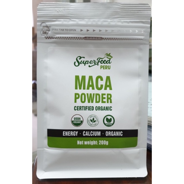 Bột Maca Peru nguyên chất Supper Food (nhân sâm Peru)