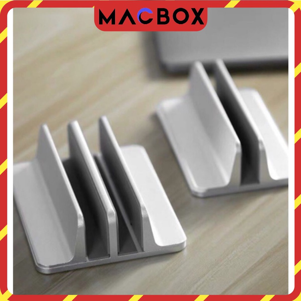 Kệ Dựng Đứng Laptop Nhôm Giá Đỡ Tản Nhiệt Macbook, iPad, SurFace Cao Cấp Để Bàn Chắc Chắn MACBOX HC02