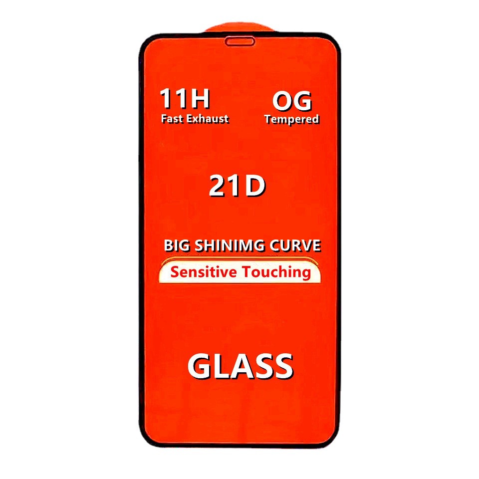 Kính Cường Lực 21D Bảo Vệ Toàn Màn Hình Cho iPhone 11 13 pro max xr 7 plus